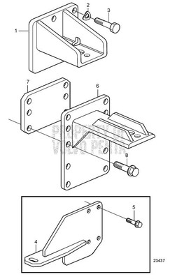 Bracket by Volvo Penta (3825544)