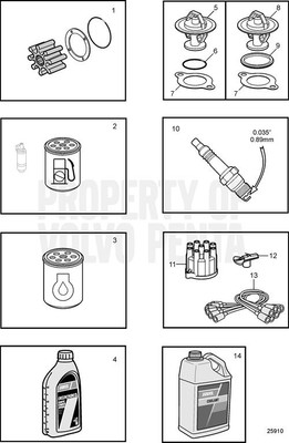 Oil by Volvo Penta (3847309)