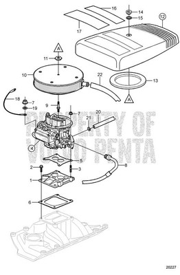 Carburetor by Volvo Penta (3859067)