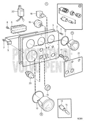 Thermometer by Volvo Penta (862079)
