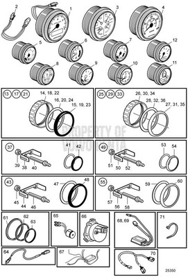 Pressure Gauge by Volvo Penta (874912)