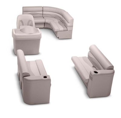 Rear Entry Seating Kit - Champaign (Pontoon Furniture) by Taylormade (768552)