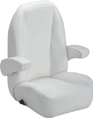 Lci High Back Seat  Recline W/Arm White (Pontoon Furniture) by Taylormade (674637) Lci High Back Seat  Recline W/Arm White (Pontoon Furniture) by Taylormade (674637)