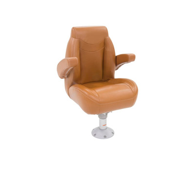 Lci Low Back Helm Seat W/ Recline  Cogna (Pontoon Furniture) by Taylormade (434114) Lci Low Back Helm Seat W/ Recline  Cogna (Pontoon Furniture) by Taylormade (434114)