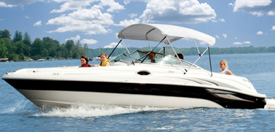 Full Frame  6'79-84" 54"H White Vinyl (Full Frame Biminis) by Taylormade (54327)