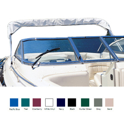 Pontoon Boot Wht Vinyl 102" (Knock Down Biminis) by Taylormade (84006)