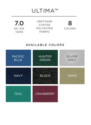 Bimini Top Only Ultima 6' X54" X 67-72" (Knock Down Biminis) by Taylormade (54701UT)