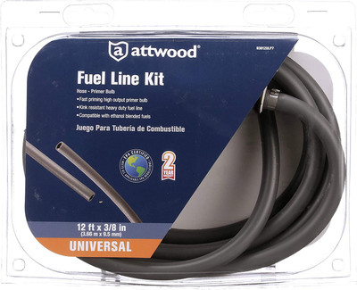 Attwood 93806EUS7 3/8 x 6' Fuel Line Kit