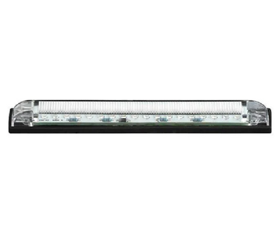 White - 8" Slim Line Led Utility Light - Clear Lens - Retail by TH Marine (LED-51810-DP)
