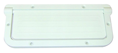 Large Rectangular Scupper - White by TH Marine (LRS-2-DP)