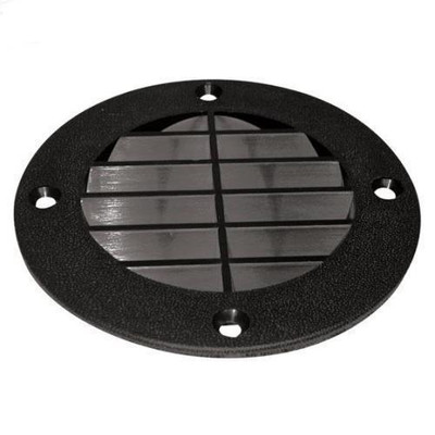 4" Louvered Vent Cover - Black by TH Marine (LV-1-DP)