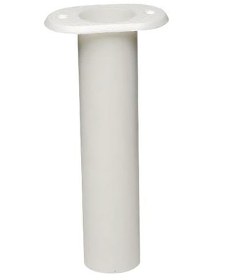 Flat Top Rod Holder - Fish White by TH Marine (RH-2FW-DP)