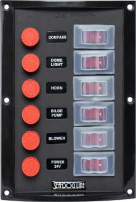 Splsh Gard Switch Panel Vertical Ical - Sea-Dog Line (424116-1)
