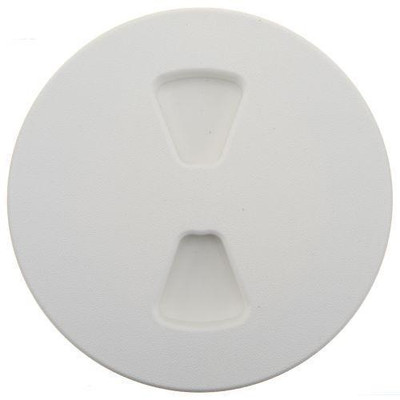 6" Screw-Out Deck Plate - Polar White by TH Marine (DPS-6-2-DP) 6" Screw-Out Deck Plate - Polar White by TH Marine (DPS-6-2-DP)