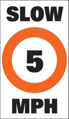 Surmark Label-Slow 5 Mph (Sur Moor Buoy Labels) by Taylormade (46180)