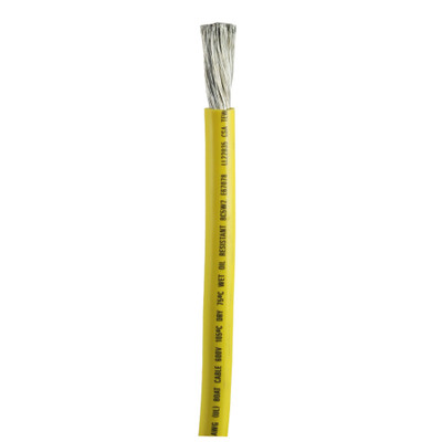 Ancor Yellow 1/0 AWG Battery Cable - Sold By The Foot - P/N 1169-FT