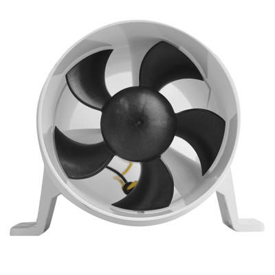 Attwood Turbo 4000 Series II In-Line Blower - 12V - White - P/N 1747-4