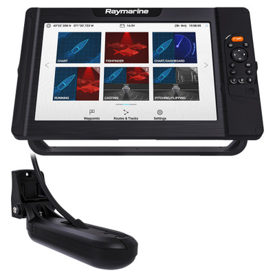 Raymarine Element 12 HV Combo with HV-100 Transom Mount Transducer & Lighthouse North America Chart - P/N E70536-05-102