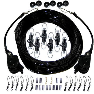 Rupp Triple Rigging Kit with Lok-Ups & Nok-Outs - 520' Black Mono Cord - P/N CA-0160-MO Rupp Triple Rigging Kit with Lok-Ups & Nok-Outs - 520' Black Mono Cord - P/N CA-0160-MO