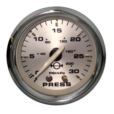 Faria Kronos 2" Water Pressure Gauge Kit - 30 PSI - P/N 19007