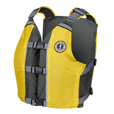 Mustang APF Foam Vest - Yellow/Grey - Universal - P/N MV4111-222-0-216