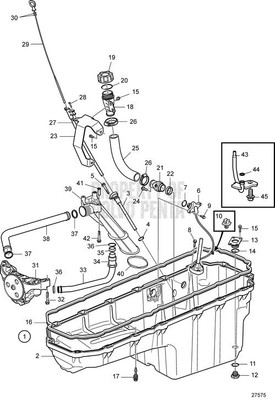 Oil Pan by Volvo Penta (20875333)