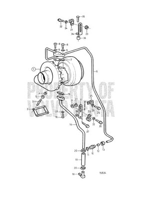 Oil Pressure Pipe by Volvo Penta (3826719)