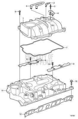 Bracket by Volvo Penta (3861031)