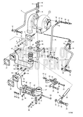 Oil Return Pipe by Volvo Penta (846809)