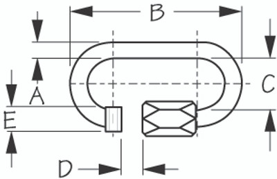 Ss Quick Link 1-7/16" by Sea Dog Marine (153003-1)