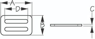 Webbing Slide 2 - Hd Webbing by Sea Dog Marine (199013)