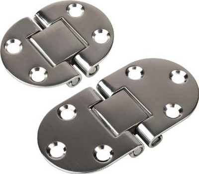 Round Side 2-Pin Hng 1-1/ 2X3 by Sea Dog Marine (201555-1)