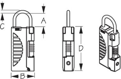 Combination Lock Key Box Gray by Sea Dog Marine (222009-1)