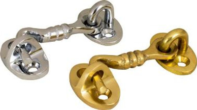 Chrm Brass Door Hook 2" by Sea Dog Marine (222055-1)