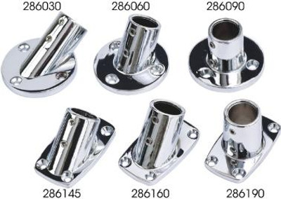 Chrm Znc 60Dg Rect Base 7/8" by Sea Dog Marine (286160-1)