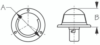 Ss Masthead Light by Sea Dog Marine (400120-1)