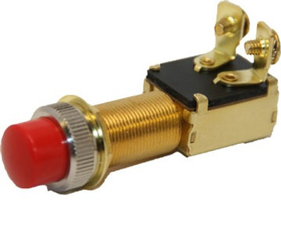 20A Horn Button With Red Cap by Sea Dog Marine (420428R-1)