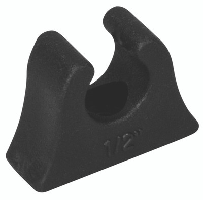Sea Dog Marine - Rubber Pole Clip Black 1-1/4 (491351-1)