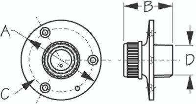 Ss Washdown Water Outlet by Sea Dog Marine (513120-1)