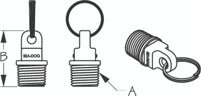 Ny Grbrd Drain Plug 1/2 by Sea Dog Marine (520059-5)