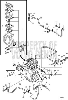 Hollow Screw by Volvo Penta (20795867)