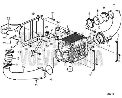 Bracket by Volvo Penta (21244606)