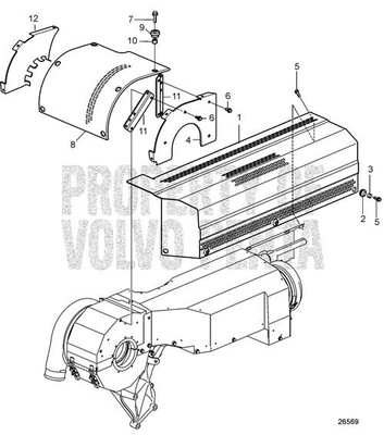 Heat Shield by Volvo Penta (21493557)