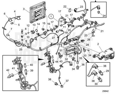 Bracket by Volvo Penta (21852505)