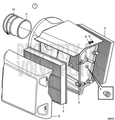 Air Cleaner by Volvo Penta (22116375)