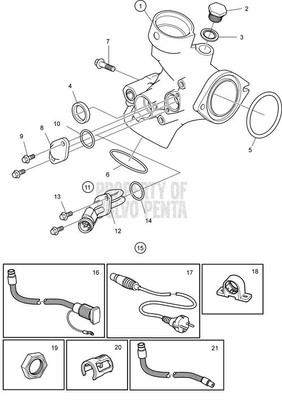 Cable by Volvo Penta (22468356)