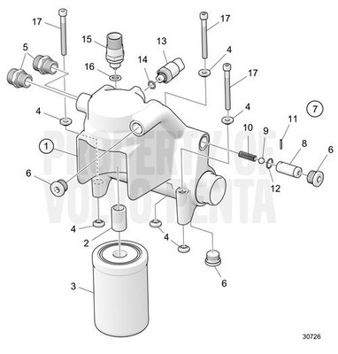 Sensor by Volvo Penta (22992495)