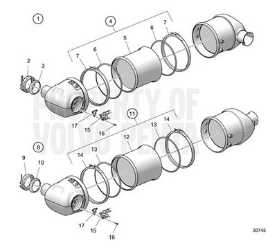 V-Clamp by Volvo Penta (23100338)
