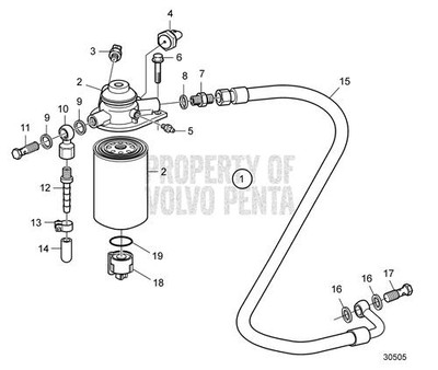 Gasket by Volvo Penta (23625175)