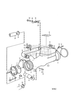 Bracket by Volvo Penta (3580719)